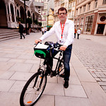 Martin Jaroš na kole v Karlových Varech
