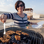 Qatar desert BBQ