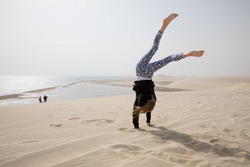 Timea Jarosova desert Qatar