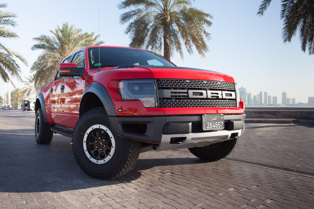 Ford F-150 Raptor red Qatar