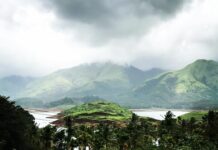 Svatba v Kérale Kerala India lake dam