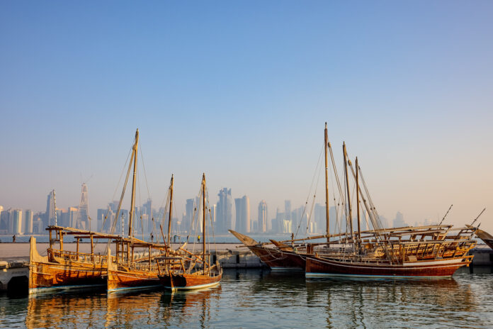 #7 Katarské dhows Dhows in Doha Qatar