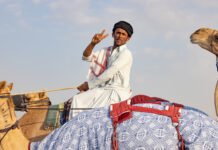 Katar – velbloudářská vesnice Šahaníja Velbloudar Katar