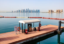 #32 Nejkrásnější pumpa Water Petrol Station The Pearl Qatar