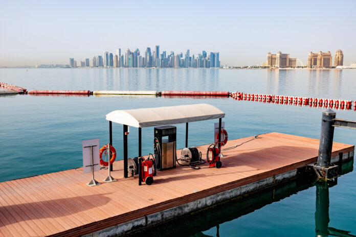#32 Nejkrásnější pumpa Water Petrol Station The Pearl Qatar