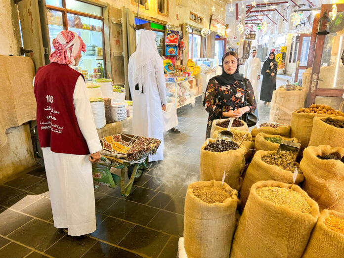 #30 Na trhu Souq Waqif Qatar